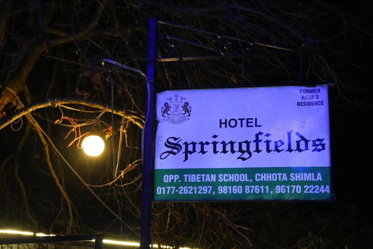 Springfields - A Heritage Palace Since 1902 Shimla Exterior photo